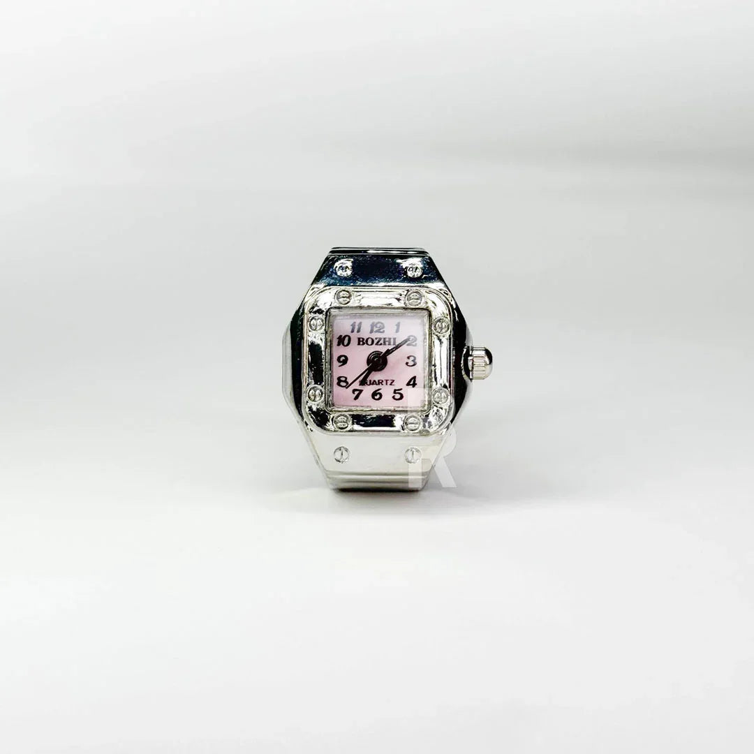 SANTOS RING | SILVER PINK
