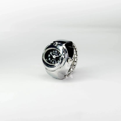BARI RING | SILVER BLACK