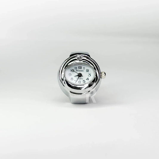 BARI RING | SILVER WHITE