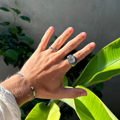 MILANO RING | SILVER WHITE