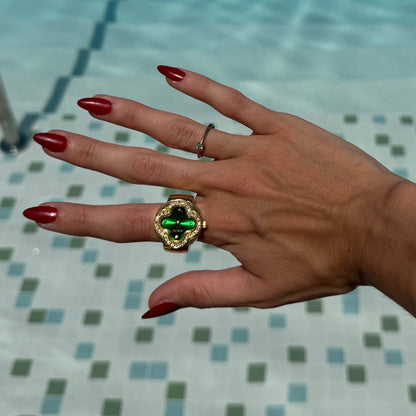 CLEEF RING | GOLD GREEN