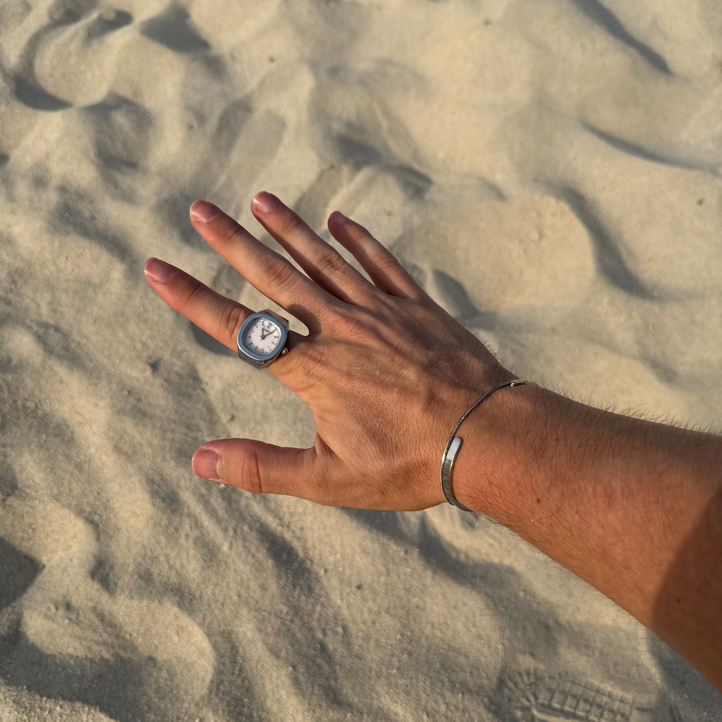 NAUTILUS RING | SILVER PINK