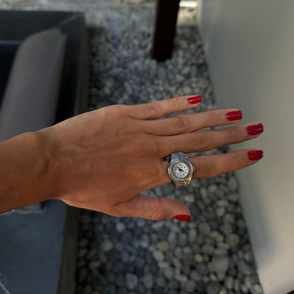 MILANO RING | SILVER WHITE